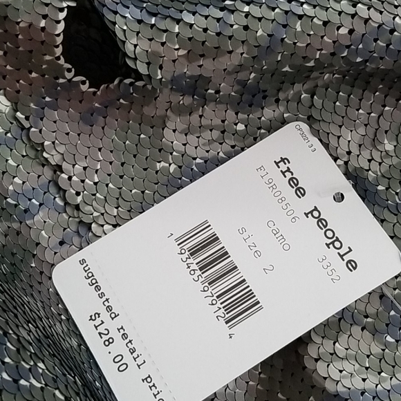 Free People sequin mini skirt - Picture 7 of 9